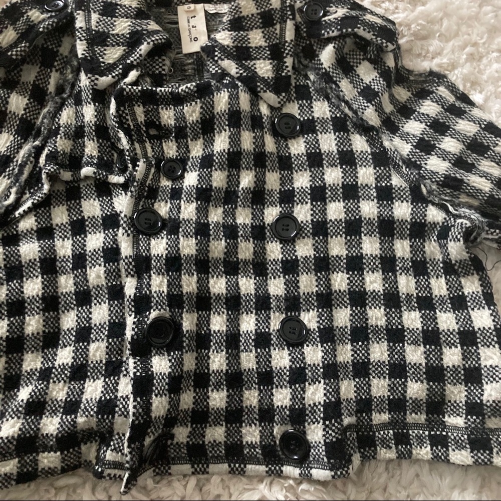 Comme des Garçons x Tao Cropped Wool Blazer Jacket Sz S - Picture 2 of 8